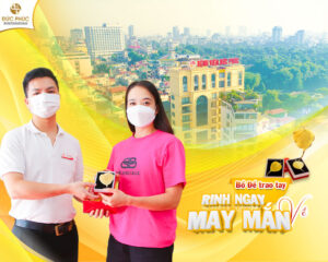 Từ đầu tháng 8/2022 đã có hàng trăm khách hàng nhận được lá Bồ Đề vàng may mắn tại Bệnh viện Đức Phúc