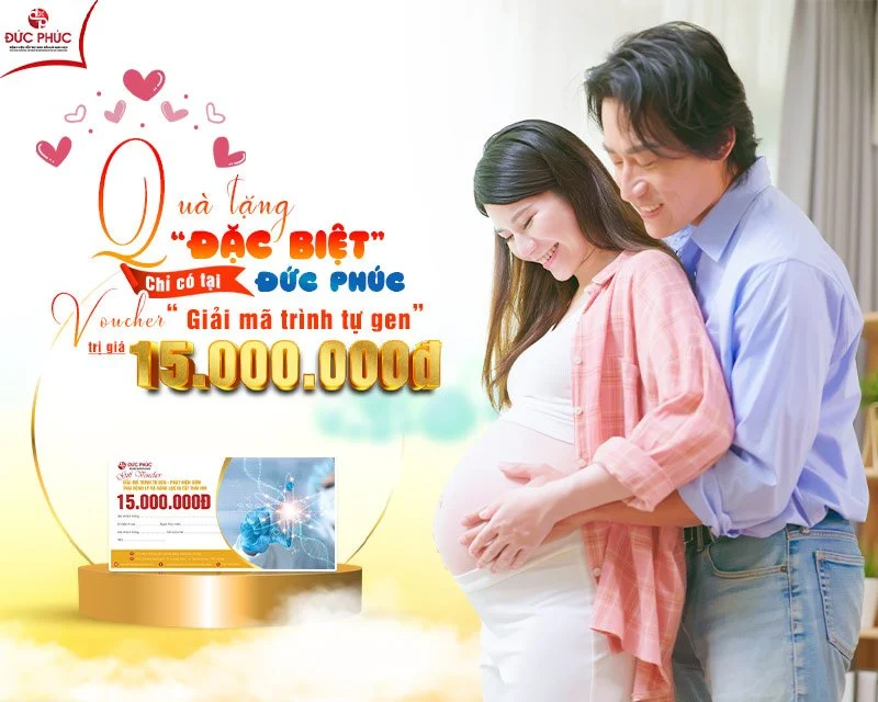 Voucher Giải mã trình tự gen - Quà tặng đặc biệt chỉ có tại Đức Phúc