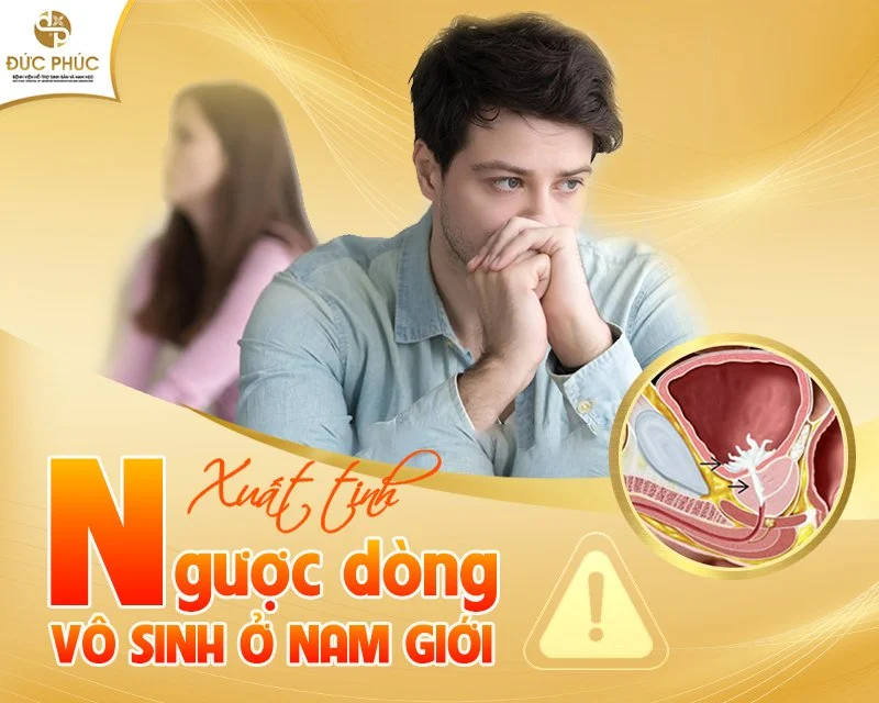 Xuất tinh ngược dòng gây vô sinh ở nam giới