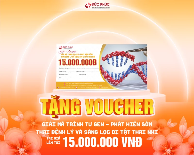 100% nhận ngay voucher giải mã gen độc quyền