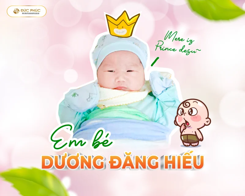 Hoàng tử Đăng Hiếu kháu khỉnh, đáng yêu