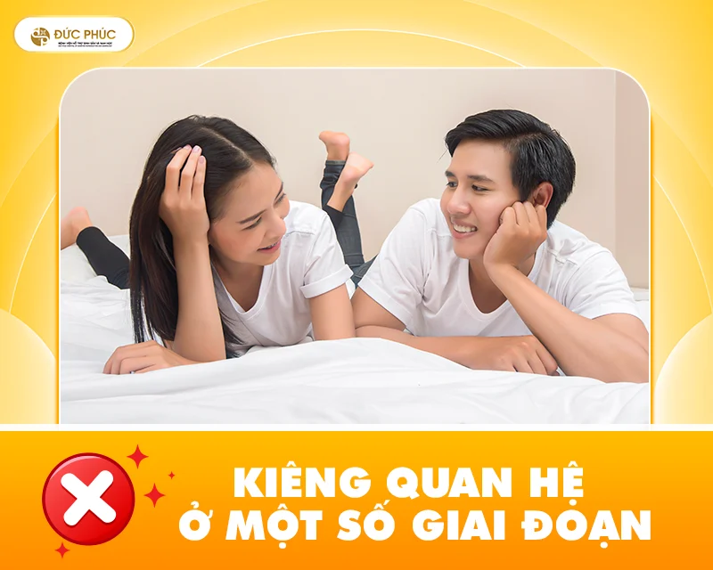 Chỉ cần tránh quan hệ vợ chồng ở một số thời điểm quan trọng