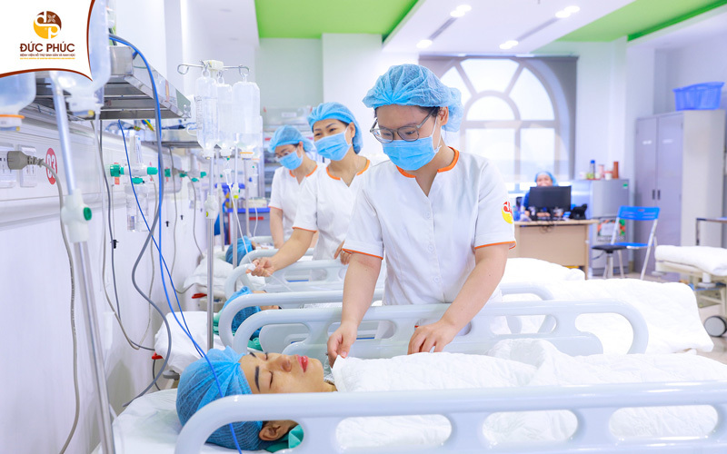 Bệnh nhân được chăm sóc kĩ càng tại Đức Phúc